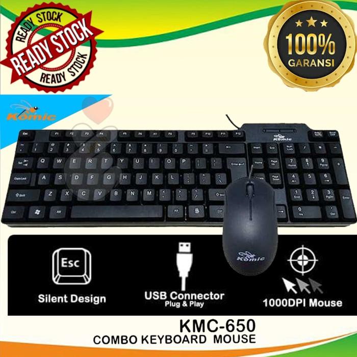 Gambar Keyboard Mouse Office /Keyboard +Mouse Paket / Bundle / Combo - KMC 650 dari Jadi in undefined Tokopedia