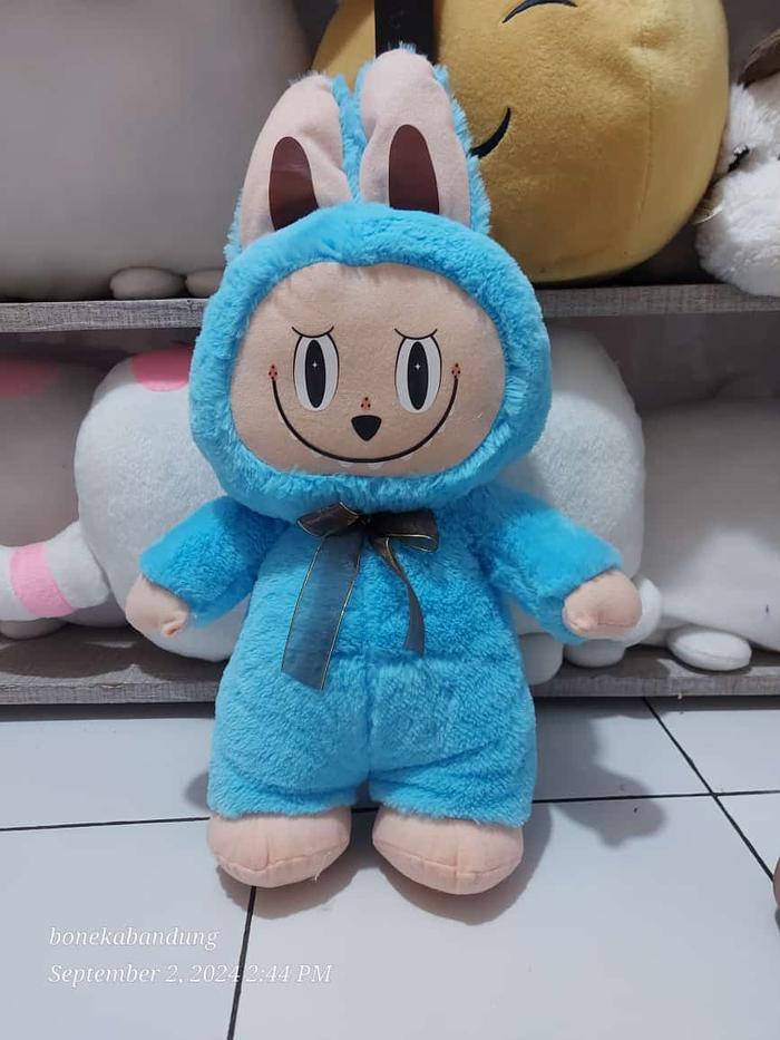 Gambar boneka labubu monster viral - S - Biru Muda dari Bonekabandung_NEW undefined Tokopedia