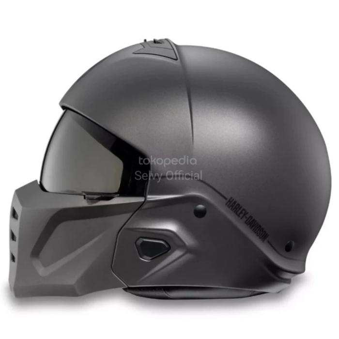 Gambar Helm Motor Harley-Davidson Helmet Pilot 2-in-1 & 3-in-1 Original 100% - 2-in-1 dari Selvy Official undefined Tokopedia