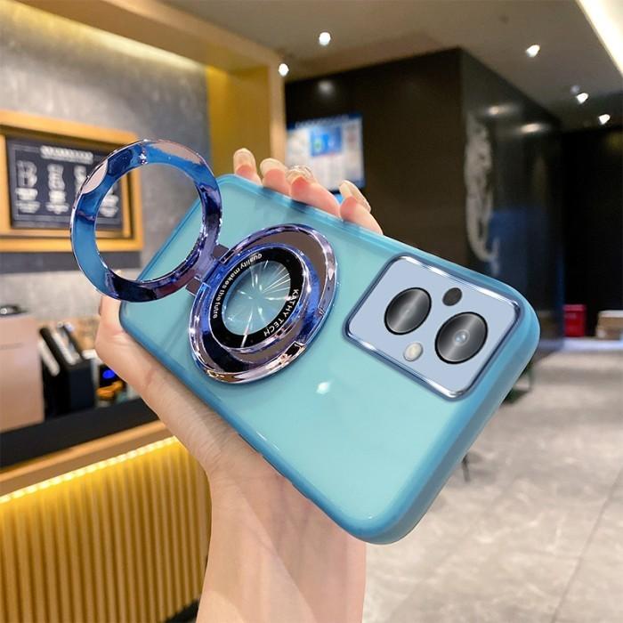 Gambar case magsafe OPPO RENO 8Z 5G silikon satnding holder softcase 8 Z - blue, RENO 8Z 5G dari magsafe case undefined Tokopedia