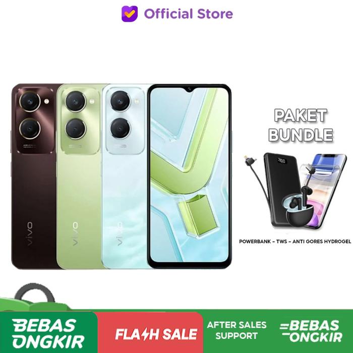 Gambar Vivo Y18 NFC 4/128 GB Garansi Resmi Flash Charge 4/64 6/128 GB - 4/128 Hijau, Bundle TWS dari Digitalisme Store undefined Tokopedia