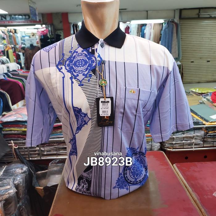 Gambar Kaos pria kaos wangky katun korea lengan pendek motif baru - JB8923B, M dari VINA BUSANA undefined Tokopedia