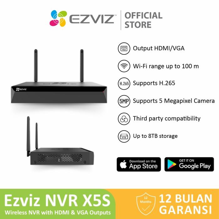 Nvr Ezviz Channel 1080p Jual Ezviz X5S NVR Channel Network Smart