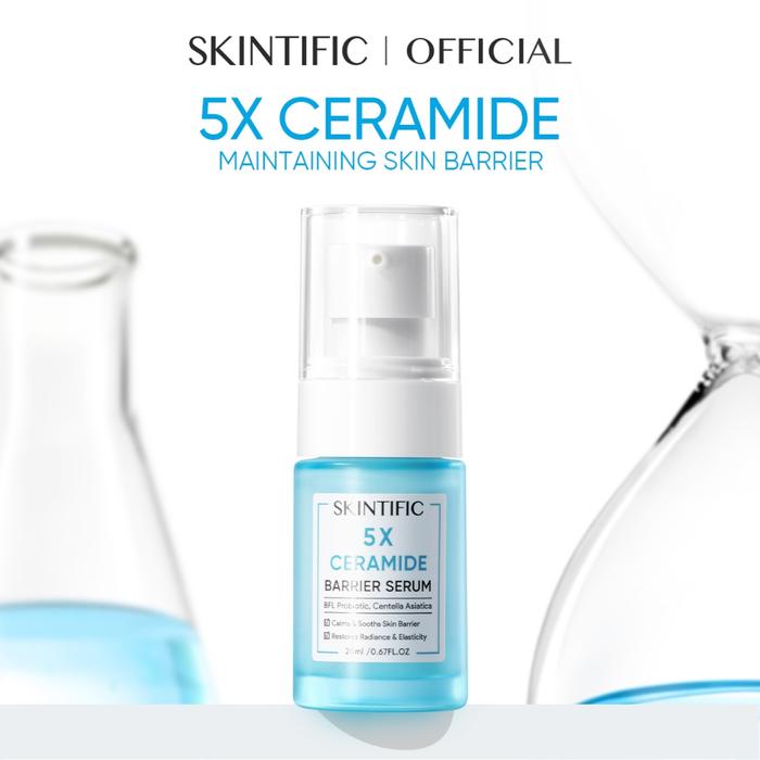 Gambar Skintific 5X Ceramide Skin Barrier Repair Serum Scientific Power Repairing Essence Facial Skin Serum 20ml - CERAMIDE 20ml dari PIK3TH undefined Tokopedia
