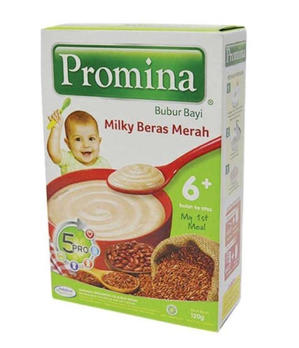 Gambar Promina Bubur Milky Beras Merash Box 120 gr - Beras Merah dari Alfreedo undefined Tokopedia