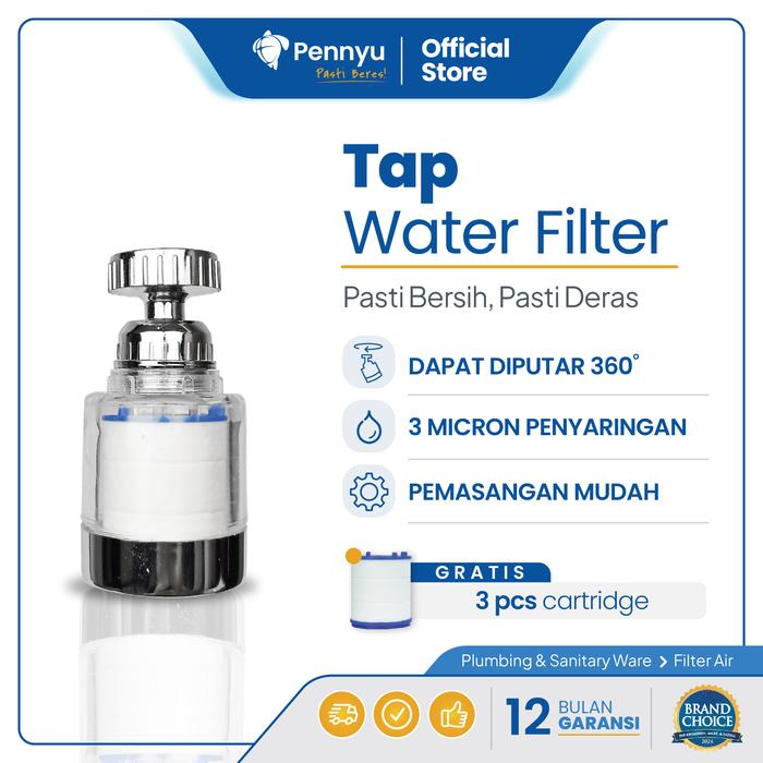 Gambar PENNYU Filter Air Kran Tap Water Filter - Tap Water Filte dari PENNYU Indonesia undefined Tokopedia