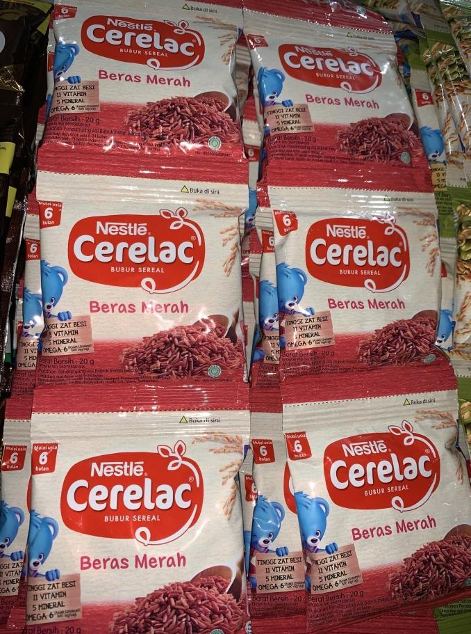 Gambar Nestle cerelac bubur bayi beras merah 20 gram isi 8 sachet dari Alfreedo undefined Tokopedia