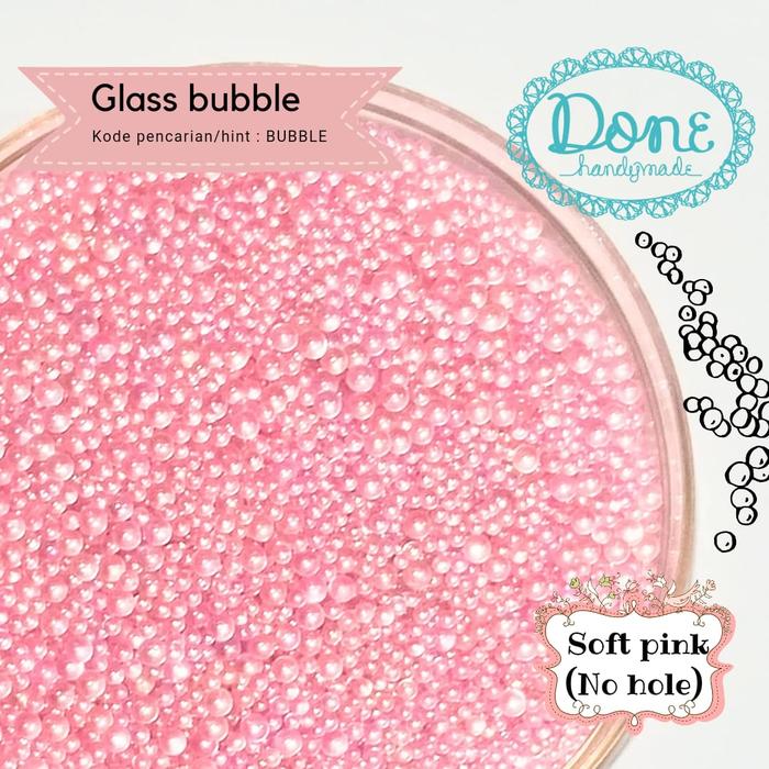 Gambar mix bubble caviar efek gelembung air hiasan resin aksesoris resin - soft pink dari Done Handymade undefined Tokopedia