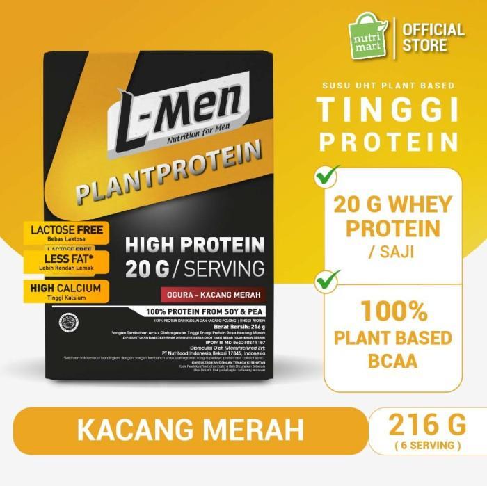 Gambar Termurah L-Men Plant Protein Ogura 216Gr Best Quality Asli 100% Original dari jiwa strong undefined Tokopedia