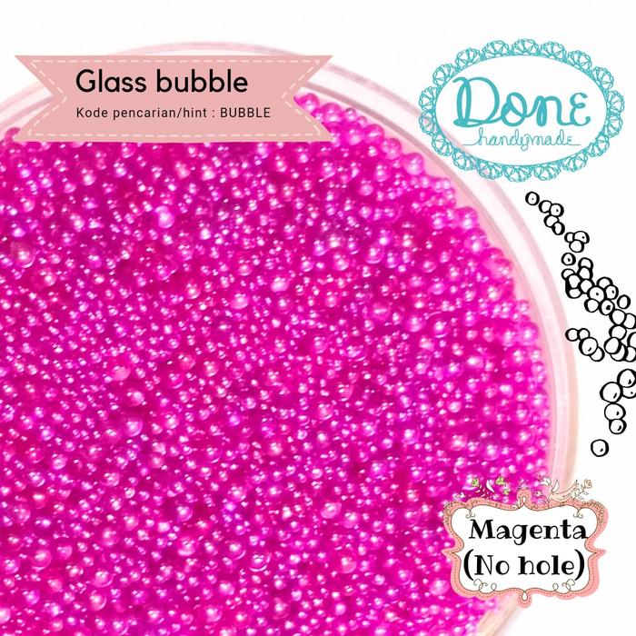 Gambar mix bubble caviar efek gelembung air hiasan resin aksesoris resin - magenta dari Done Handymade undefined Tokopedia