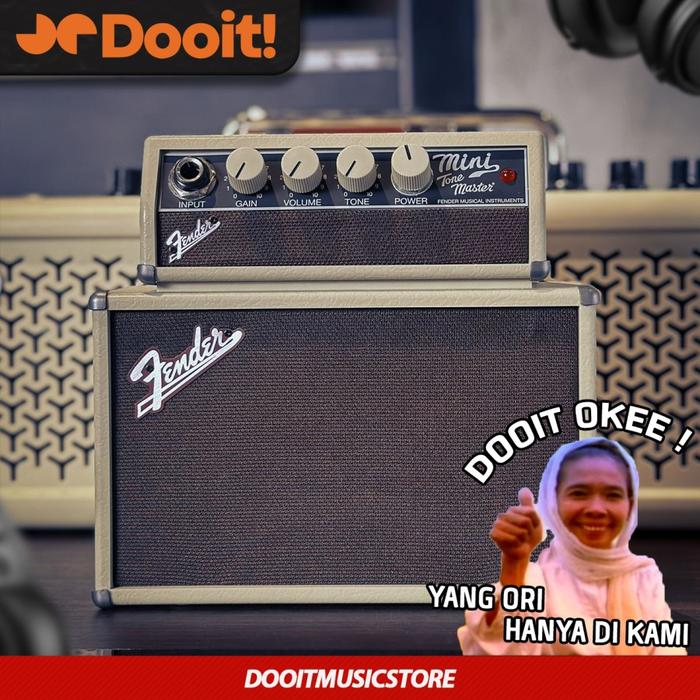 Gambar Ampli Kecil FENDER Amplifier Mini Tone Master / Mini Deluxe / Mini 65 Twin Ampli Kamar Original - Tone Master dari Dooit Music Store undefined Tokopedia