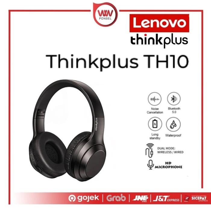 Gambar Thinkplus Lenovo TH10 TWS Stereo Headphone - Black dari wwponsel undefined Tokopedia