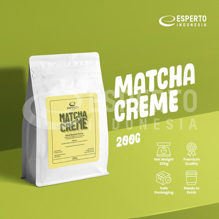Gambar ESPERTO CAFFE MATCHA CREME 1000gr - 200 gr dari Esperto Indonesia undefined Tokopedia
