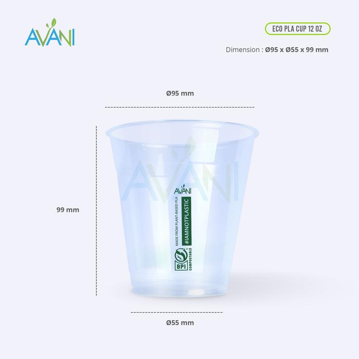 Gambar Avani Eco PLA Cups / Gelas PLA - 12 Oz dari Avani Eco Bali undefined Tokopedia