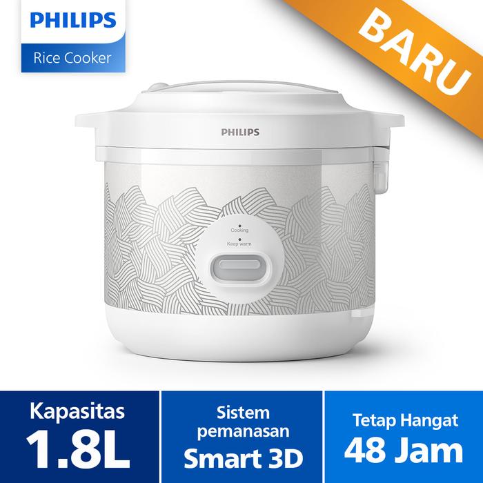 Gambar PHILIPS Rice Cooker HD-3003 1.8 Liter HD3003 HD 3003 Garansi Resmi - Putih dari amac electronic store undefined Tokopedia