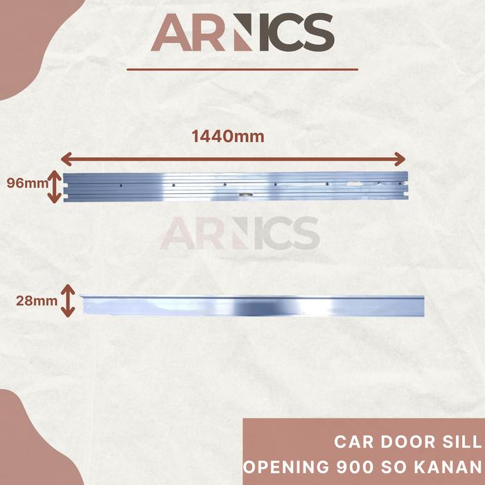 Gambar Cabin Door Sill Opening CO SO 900mm / Car Door Sill Opening 900 Center / Side Opening - SO Kanan 900mm dari Arnics undefined Tokopedia