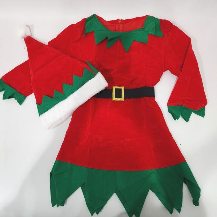 Gambar Baju Natal Peri Hijau Kostum Cosplay Santa Claus Costum Cowo Cewe - CEWE, 1-3 THN dari Fashion Jaya Acc undefined Tokopedia