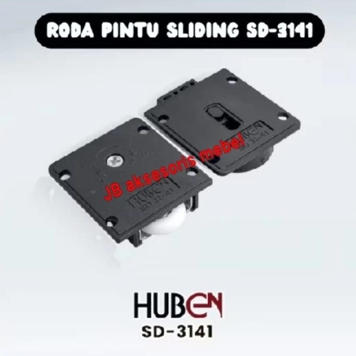 Jual RODA REL PINTU LEMARI BAJU SLIDING GESER Merk HUBEN / RODA RELL ...