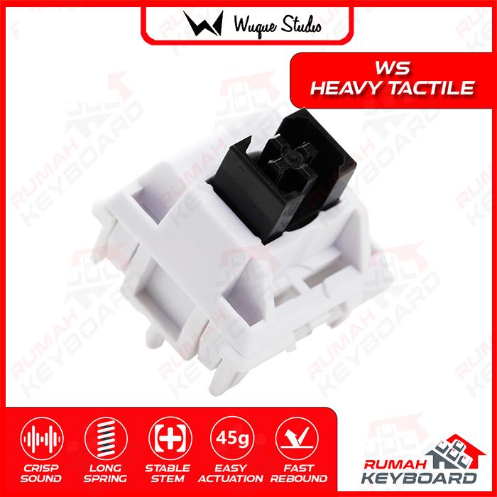 Gambar SWITCH - WUQUE STUDIO - WS SWITCH SERIES - 5 PIN - FACTORY LUBE - HEAVY TACTILE dari Rumah-Keyboard undefined Tokopedia