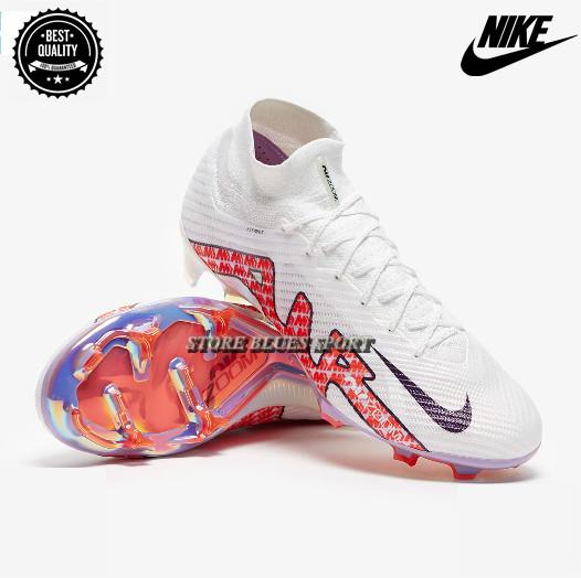 Gambar Sepatu Bola Nike Zoom Mercurial Superfly 9 Elite White Bright Crismon - 44 dari storebluessport undefined Tokopedia