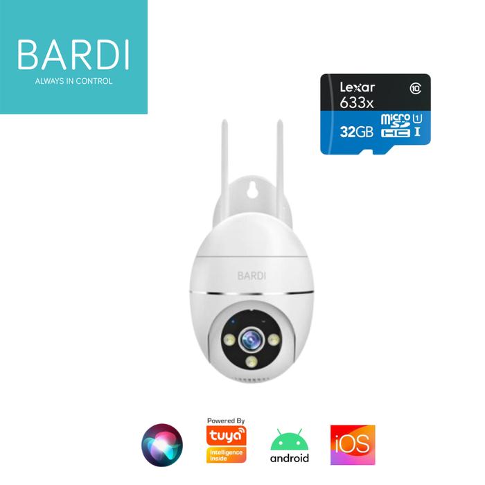 Gambar BARDI IP Camera Outdoor PTZ (Lite Version) - PlusMicroSD32GB dari Bardi Official Distributor undefined Tokopedia