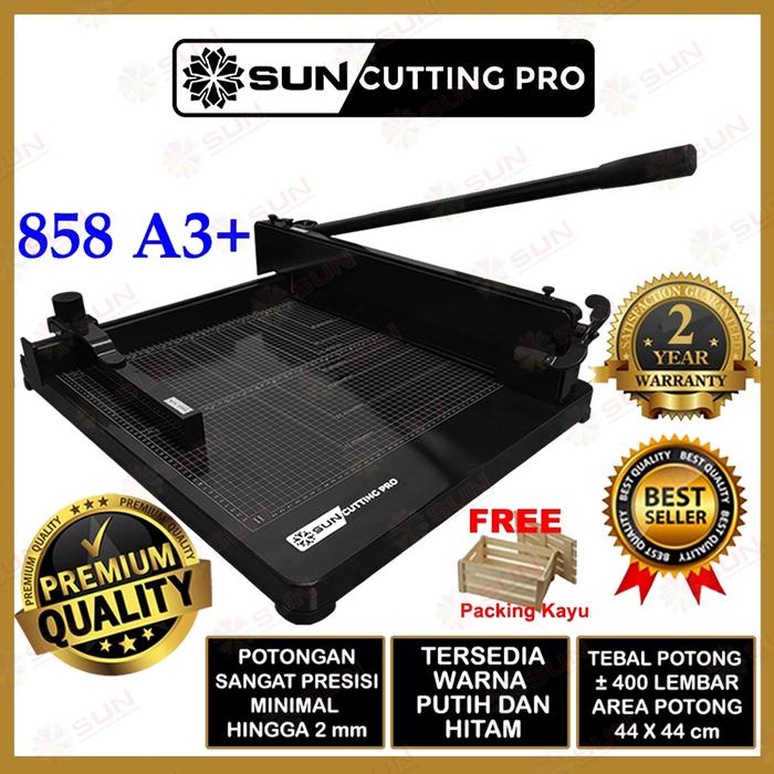 Cutter Hitam Promo Mesin Thick Layer Paper Cutter A3 858 - Alat Pemotong Kertas 1 ...
