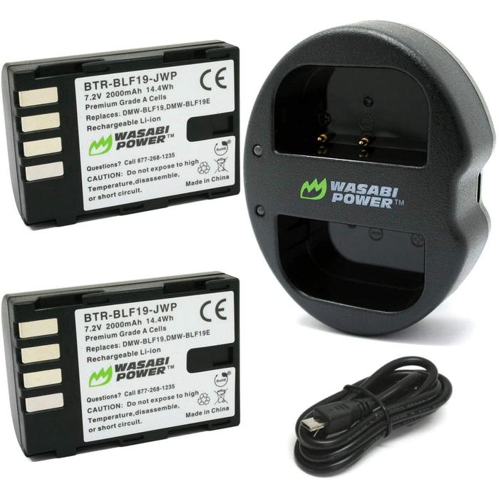 Jual Wasabi Power Battery Charger for Panasonic DMW-BLF19 BLF19