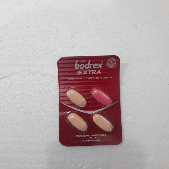 Gambar Bodrex extra isi 4 kaplet dari toko obat saudara medan undefined Tokopedia