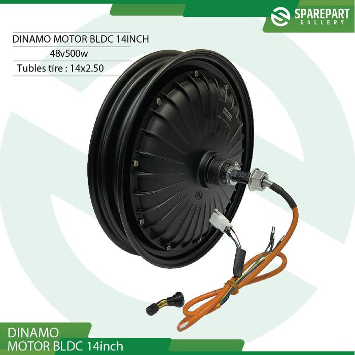 Dinamo Hub Motor 500w Jual Dinamo Bldc 14inch 48v500w Electric