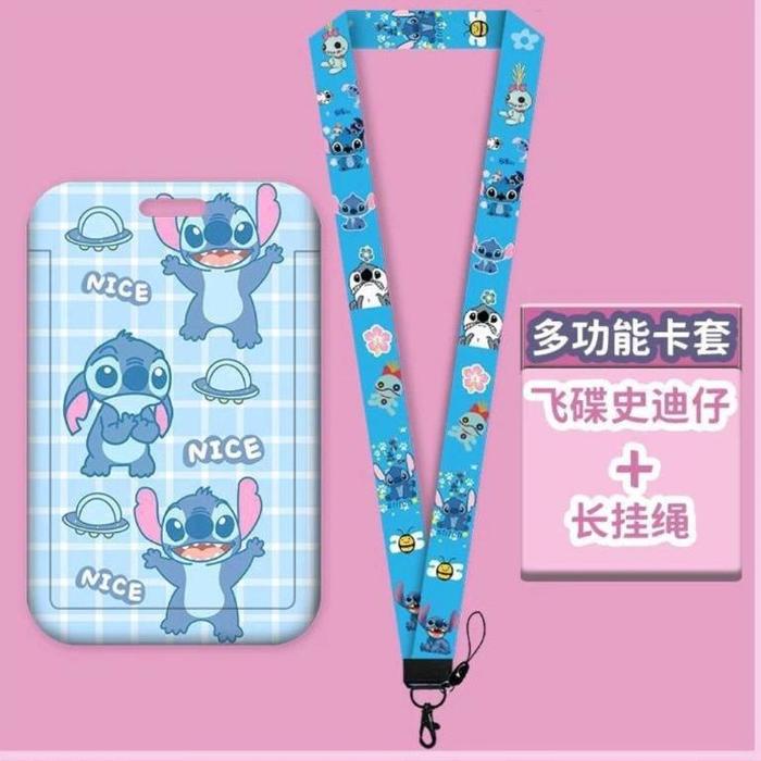 Gambar Lanyard Tali Panjang Lotso Winnie The Pooh Sailormoon Usagi Snoopy Doraemon Lilo Stitch Chibi Maruko Chan Tsum Tsum Dinosaur Dino Dinosaurus Id Card Holder Tempat Kartu Lucu Keplek Name Tag Cute Imut - Stitch Kotak2 dari KRAKAT4USHOP undefined 4 Tokopedia