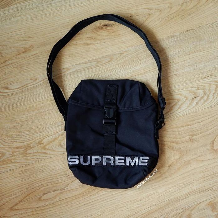 2点セット☆Supreme Field Waist＆Side 曲がろ Bag Black 