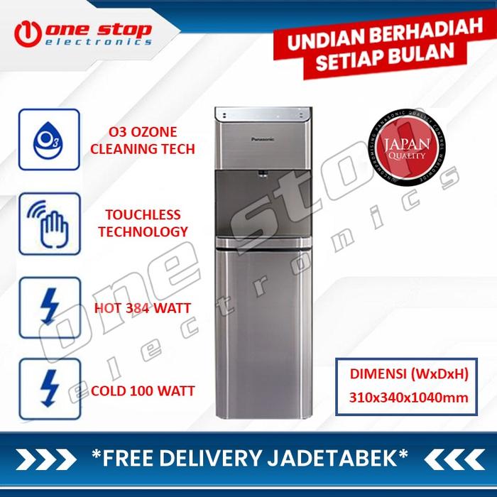 Gambar PANASONIC NY-WDB91DAS / NY-WDB91DASK Dispenser Air Galon Bawah W/ Ozone & Touchless Technology - Stainless Steel dari OneStop Electronics undefined Tokopedia
