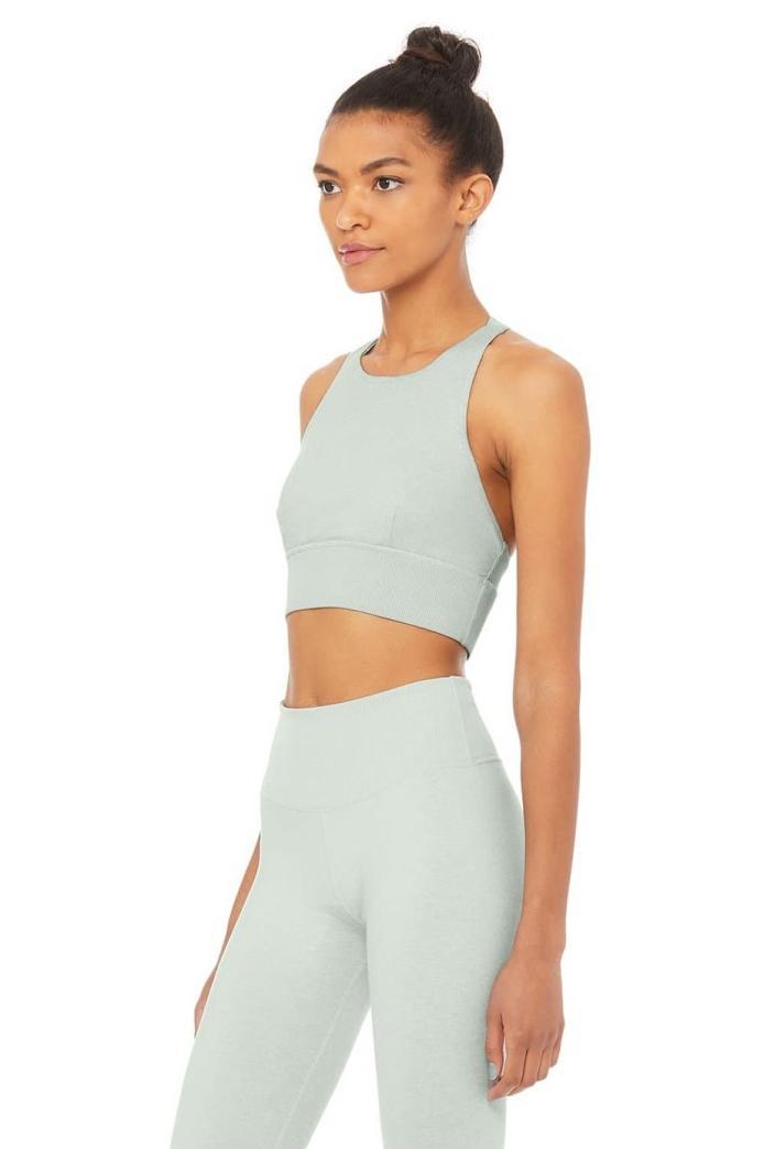 Gambar Alo Yoga - Alosoft Serenity Bra - (Available In Many Colors) - dark heather, S dari MotionX undefined Tokopedia