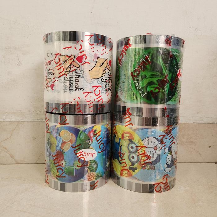Gambar Plastik Seal Cup Gelas Plastik Motif / Sealer Tutup Gelas isi 1000 - Thank You dari Dwi Jaya18 undefined Tokopedia