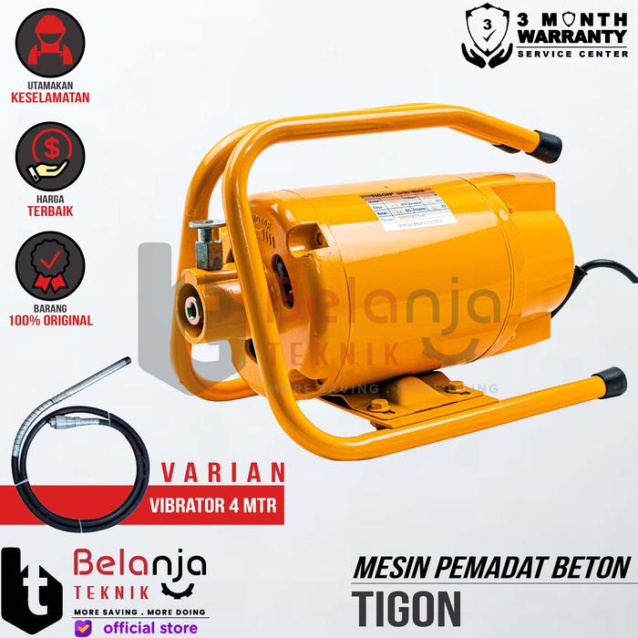 Gambar Tigon Mesin Pemadat Beton Electric Vibrator TG-EV20C JAPAN TYPE + Selang Vibrator - Selang 4 Meter dari Belanja Teknik undefined Tokopedia