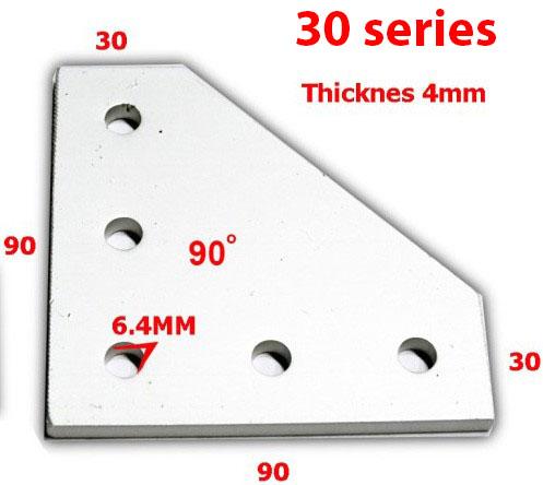 Gambar 90 Degree Joining Plate 3030 - L dari 3DP store undefined Tokopedia