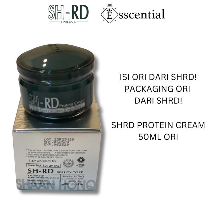 Gambar SHRD Hair Protein Cream 10ml, 50ml, 80ml Moisturizer & Vitamin Rambut Hair Care Rambut Ngembang Kering Kusut - 50ml dari ES SCENT IAL undefined Tokopedia