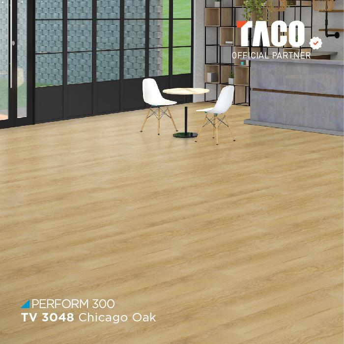 Gambar TACO Vinyl Lantai 3mm - Vinyl Plank TACO Tebal 3mm - TV-3048 dari Unique Carpet - Taco Flooring undefined Tokopedia
