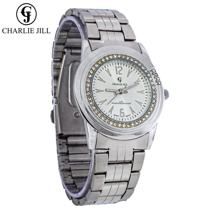 Gambar CHARLIE JILL 1161 JAM TANGAN WANITA CASUAL FASHION 3 ATM WATER RESISTANT 100% ORIGINAL - Silver dari Morning Watch undefined Tokopedia