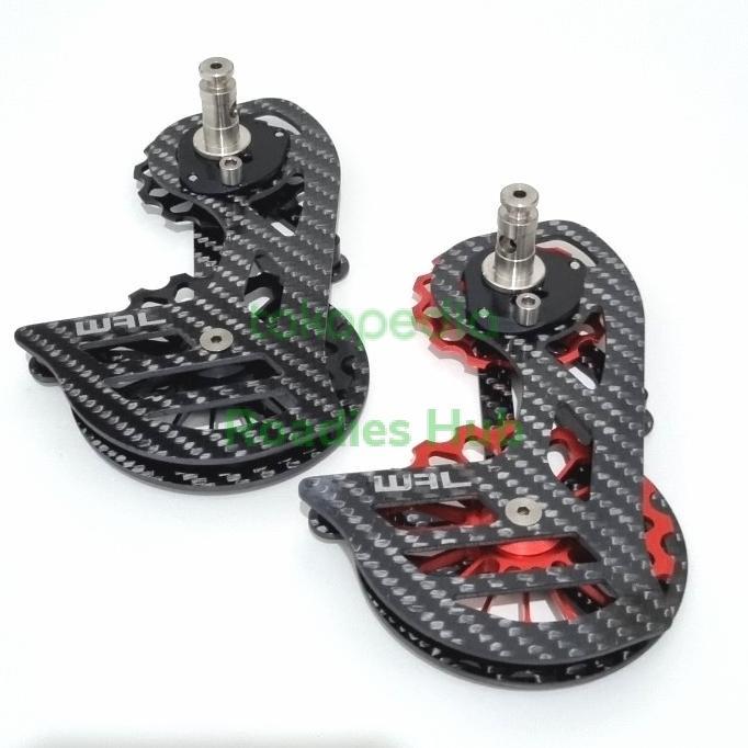 Gambar Ospw oversize pulley wheel wal carbon ceramic bearing shimano - Hitam, SD4 dari Etuxa undefined Tokopedia