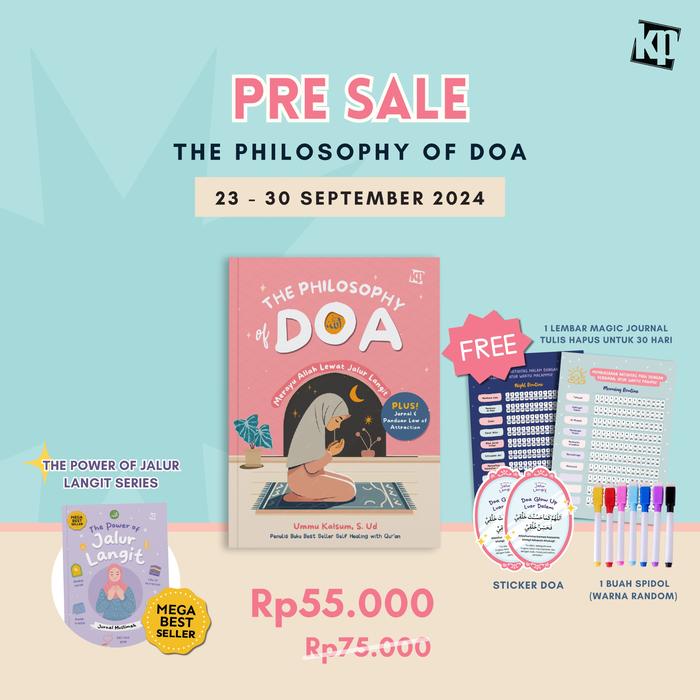 Gambar PRE ORDER - Buku Jalur Langit Series - Ummu Kalsum IQT, S.Ud. - Kawan Pustaka - Bumifiksi - Philosophy Doa dari BumifiksiJogjakarta Kab. Sleman Tokopedia