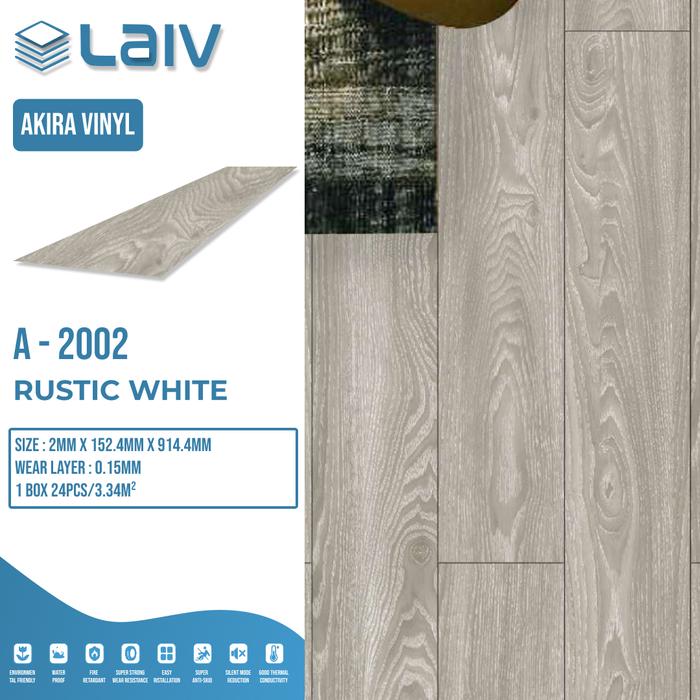 Gambar LAIV Lantai Vinyl Luxury Floor 2mm Akira Series Lantai Vinyl Kayu Flooring Lantai Vynil Lantai Kayu - A-2002 dari HomeDecoID_NEW undefined Tokopedia