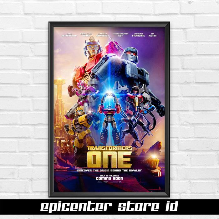 Gambar Poster Transformers One - Official 2 + Frame - Hitam, 40x60 dari Epicenter Store ID undefined Tokopedia