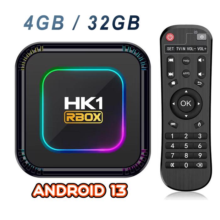 Gambar SMARTCOM Android TV BOX HK1 RBOX K8 4GB 64GB Android 13 8K Rockchip RK3528 Unlock - RBOX K8 4/32 GB dari LAVIC SHOP undefined Tokopedia