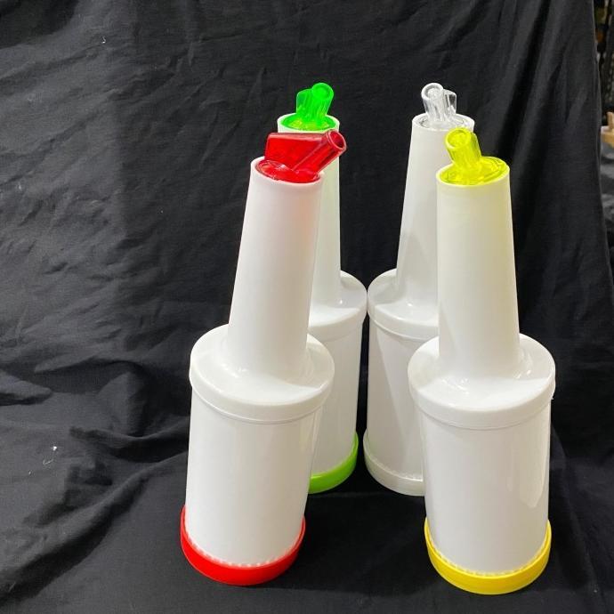 Jual KUALITAS LEBIH TEBAL!! botol store and pour 1 liter botol sirup 1 ...