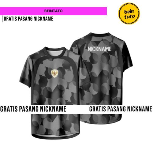 Gambar Jersey Latihan Timnas Indonesia Terbaru Pre-Match Hitam Abu 2024-2025 Gratis Pasang Nama & Nomor Punggung - Atasan Anak, S dari beintato undefined Tokopedia