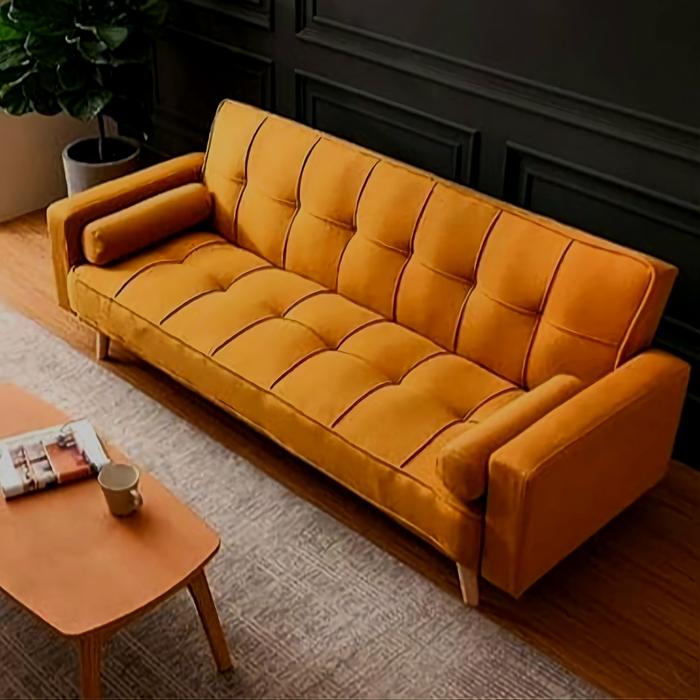 Gambar Sofa minimalis recklening - Orange, Sofa bed dari Lottussofa undefined Tokopedia