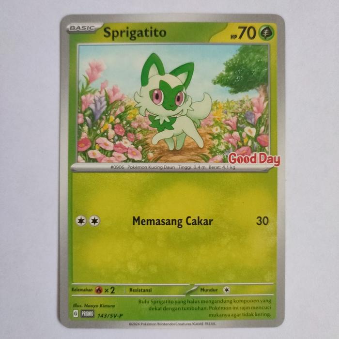 Gambar KARTU POKEMON TCG INDONESIA PROMO GOOD DAY CHARIZARD PIKACHU Fuecoco - SPRIGATITO dari AzaHotwheelshop undefined Tokopedia