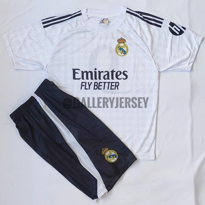 Gambar Jersey Setelan Baju Bola Jersey Anak Anak Real Madrid Home Putih Mbappe Printing Setelan Jersey Anak Anak Real Madrid Home Putih Mbappe Printing Setelan Baju Bola Real Madrid Mbappe Home Putih Premium Printing High Quality - 16 dari Vania Sport. undefined Tokopedia