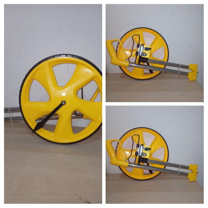Gambar Meteran Jalan Measuring Wheel Meteran Dorong Jalan 1 Roda Alat Ukur Panjang Meteran Dorong Roda - JO2 dari tokostd_NEW undefined Tokopedia